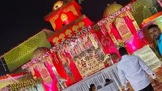 best wedding new model Jamal stage decoration fiber ka stage and gate and gallery decoration new