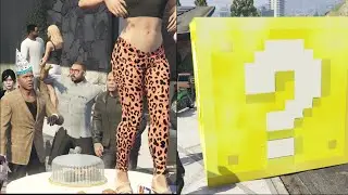 Franklin's Birthday Party | But Michael's Present Surprises Everyone (GTA 5)