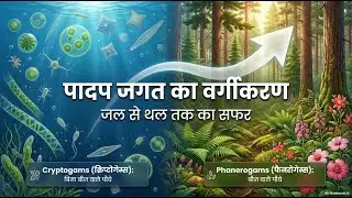 पादप जगत का वर्गीकरण | Plant Kingdom for SSC, Railway & All Exams | #ncertbiology