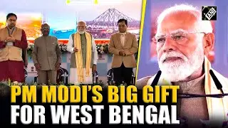 Modi lays foundation stone for Extended Port Gate System, IWT terminal & ROB at Balagarh
