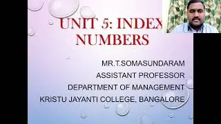 Index Numbers   Introduction & Simple aggregate methods problems