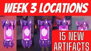 Alien Artifacts Fortnite Week 3 - All Artifact Locations