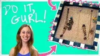 DIY Wall-Hanging Jewelry Organizer! - Do It, Gurl