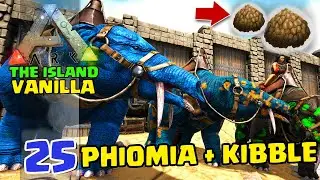 DOMANDO PHIOMIA E FAZENDO KIBBLE BÁSICA - ARK:SURVIVAL EVOLVED - THE ISLAND VANILLA - #25