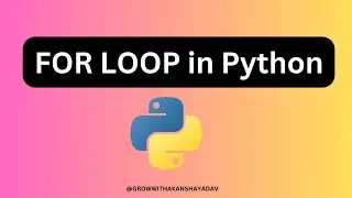 For loops in python | How to use for loop in python | What is for loop? 