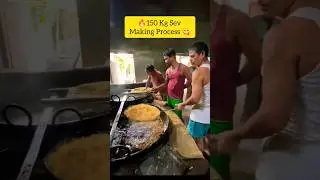 🔥150Kg Masala Sev Making Process #food #ratlamisev  #indori #shorts #ytshorts #foodie