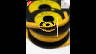 Cable (L) Marker 5.0mm to 7.2mm EC-3 Yellow ( 350PCS)