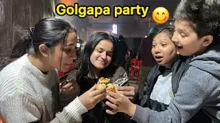 ￼ Golgapa party Dedi Apna dare complete Kar Diya