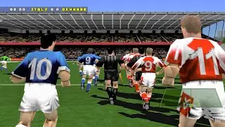 Actua Soccer 2 - PS1 Gameplay (4K60fps)