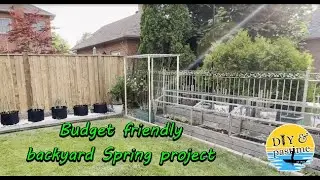 DIY1    Budget Friendly Plant Bed