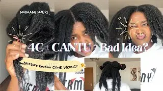 My 4C Hair Moisture Routine + Cantu Curl Activator Review | Real Results, No Hype 😬💦