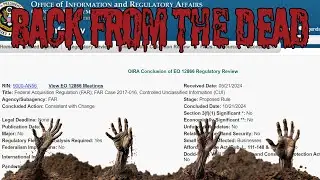 The FAR CUI Rule: Back from the Dead