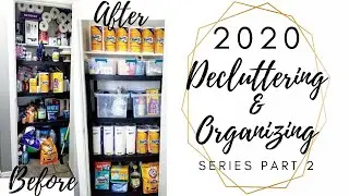 Storage Closet Organization | Home Organization | 2020 Decluttering And Organizing Series #2!
