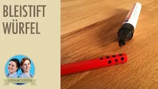 Bleistift zu W&uuml;rfel umfunktionieren | Lifehack f&uuml;r den Urlaub