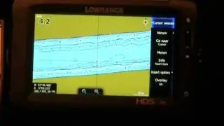 Dieperzichtkaart op Lowrance HDS 9M Touch