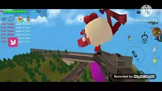 Jugando chicken gun mod menu