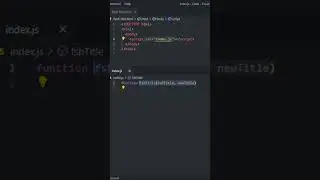 FLASHING TITLE BAR USING JS IN HTML #shorts #html #javascript #nodejs