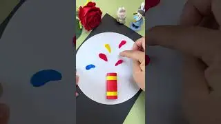 Use clay to make New Year's hand-painted kindergarten handicrafts, parent-child handicrafts, New