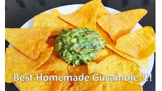 Homemade Guacamole / Best ever Guacamole / Indian Style Guacamole / Best ever Avocado Dip
