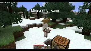 Minecraft: Unicorn + bunny = win