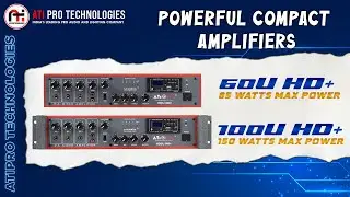 Best PA Amplifiers for Live Sound & Events 60W & 100W | ATi Pro Technologies