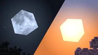 Cubic Sun & Moon for 1.21 - Resource Pack