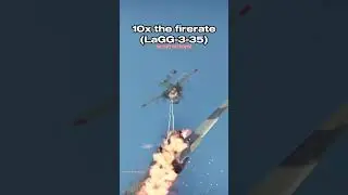 100 times faster fire rate in War Thunder (LaGG-3-35) (insane ending) #warthunder #fun