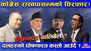 काँग्रेसको भिजन –१० ! रास्वपाका स्वर्णीम घोषणापत्रमै व्यस्त ! दलहरुले कहिले ल्याउँदैछन् घोषणापत्र ?