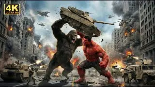 Red HULK vs King Kong - The battle of those who know no fear