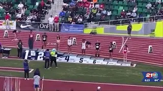 Спортсменка-трансгендер получает освистывания от толпы после победы на чемпионате штата среди дев...