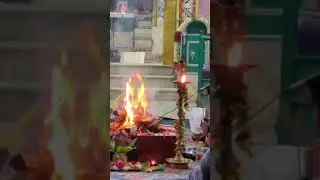 Yagam at our murugan temple