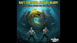 RAFT FORTIFIED, SPEARS READY: Taking Down Abaia for the First Part! | Stranded Deep