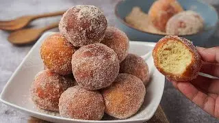 Milky Donut Balls | Soft & Bouncy Donut Ball Recipe | Yummy