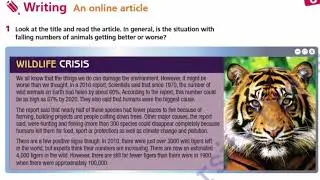 eyes open 4 wildlife crisis unit 6, 8 сынып