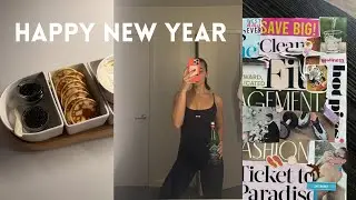 NYE VLOG | hosting,  caviar, & vision boards