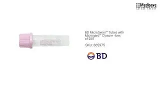 BD Microtainer&trade; Tubes with Microgard&trade; Closure box of 200 365975