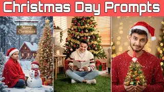 Merry Christmas Ai Photo Editing | Christmas Ai Photo Editing Prompts | Gemini Prompt