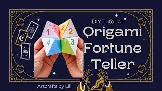 Unlocking Magic: DIY Origami Fortune Teller Tutorial 🔮✨