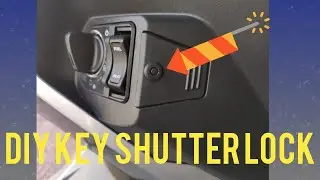 DIY Lock for Honda ADV 150/160 Emergency key shutter cover