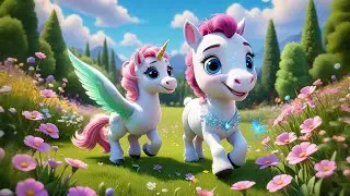 Three Baby Unicorns Fly So High | Magical Unicorn Song for Kids | Fantasy Nursery Rhymes