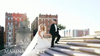 Grand Downtown Indianapolis Wedding | Marina & Clint | Wedding Teaser || Indiana Historical Society