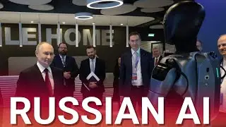 Awkward moment AI robot dances for stony-faced Putin as Trump releases Russia-Ukraine peace plan