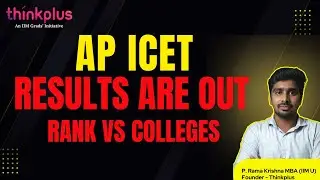 🎯 AP ICET 2025 Results OUT! | Rank vs Colleges Analysis LIVE