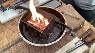Healing fire for Blindowl Bushcraft and Birthday shoutout for Dom