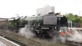 Duchess of Sutherland 46233 at Crewe station.