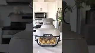 Ninja Crispi Air Fryer FN101ST &ndash; Portable 4QT Air Fryer with Non-Toxic Glass Containers