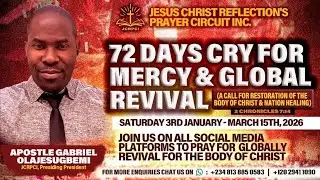 MORNING SESSION DAY 6-MERCY OVER JUDGMENT || 72 DAYS CRY FOR MERCY & GLOBAL REVIVAL