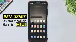 How To Show Data Usage on Notification Bar In MIUI 12.5 - Using Redmi Note 10