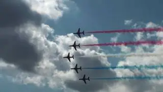 The Red Arrows display at Roskilde Airshow 2009 (in HD)