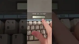 1987 Typewriter! #vintage #typewriter #keyboard #1987 #paper #words #80s #tech